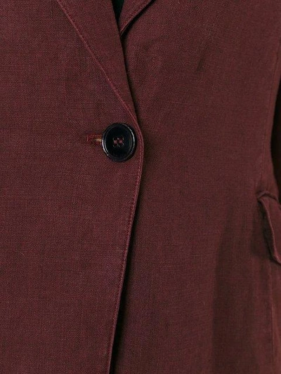 Shop Gianfranco Ferre Vintage Gianfranco Ferre  Single Button Blazer - Red