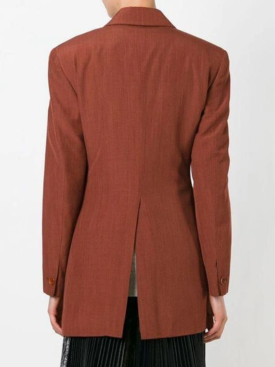 Pre-owned Romeo Gigli Vintage Oversize Suit Jacket In Red