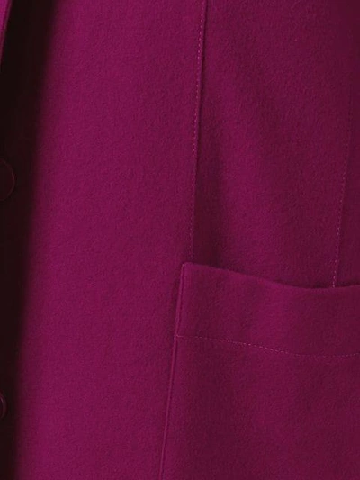Pre-owned Krizia Vintage Padded Shoulder Jacket In Pink