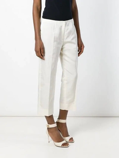 Pre-owned Dolce & Gabbana Cropped Trousers In Neutrals