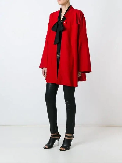 Shop Gianfranco Ferre Vintage Oversized Coat - Red