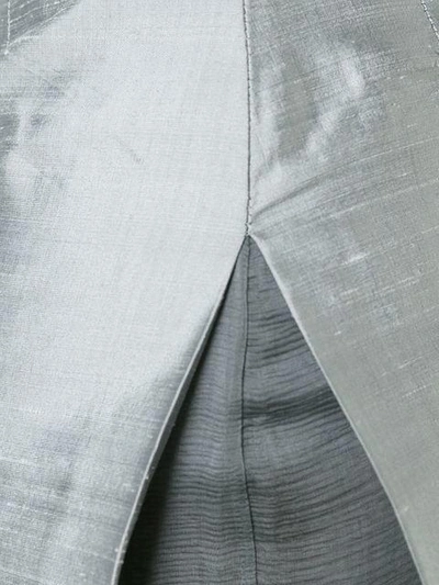 Pre-owned Romeo Gigli Vintage Side Slit Skirt In Grey