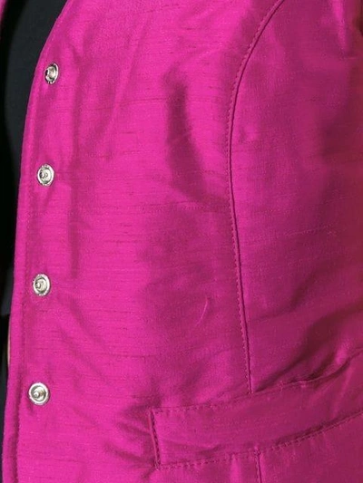 Pre-owned Romeo Gigli Vintage V-neck Gilet In Pink