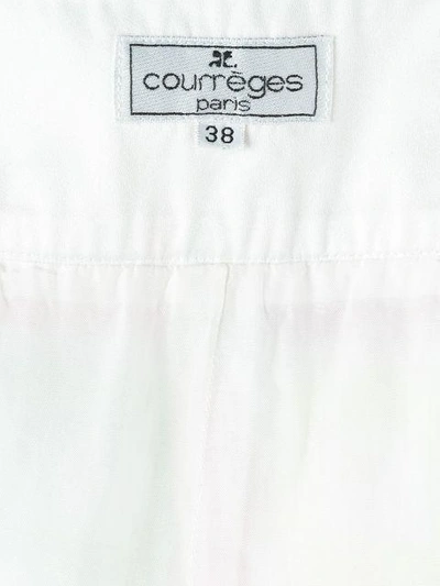 Shop Courrèges Vintage Trapeze Skirt - White