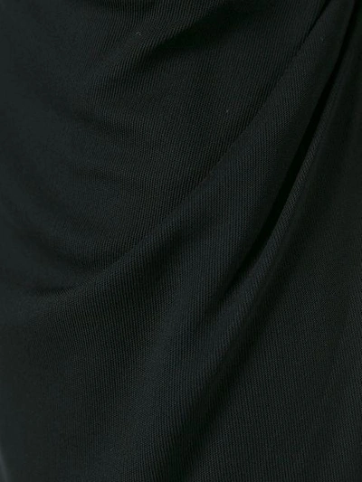Pre-owned Romeo Gigli Vintage Mini Wrap Skirt In Black