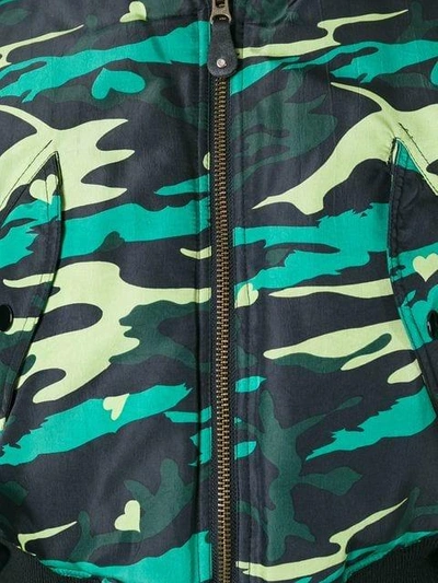 Pre-owned Jean Paul Gaultier Vintage Army Bomber Jacket In Green