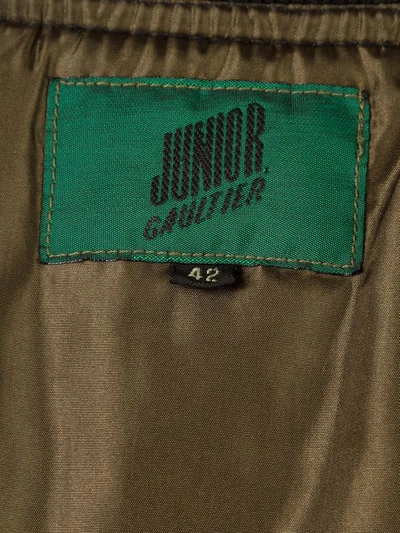 Pre-owned Jean Paul Gaultier Vintage Army Bomber Jacket In Green