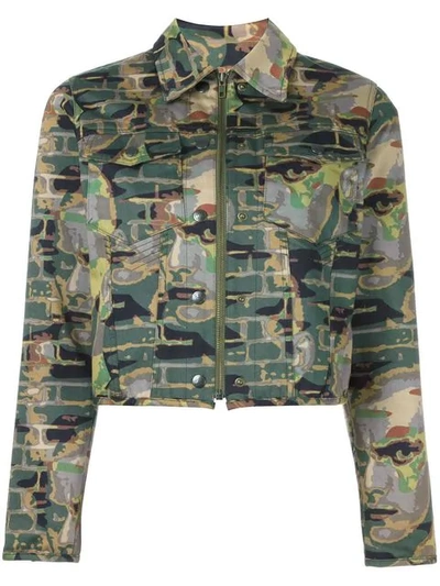 Pre-owned Jean Paul Gaultier Vintage Camouflage Jacket In Multicolour