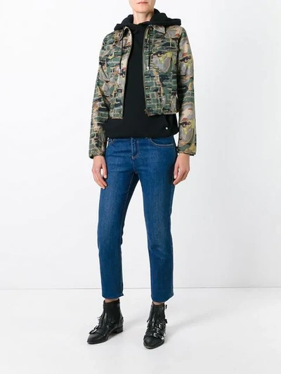 Pre-owned Jean Paul Gaultier Vintage Camouflage Jacket In Multicolour