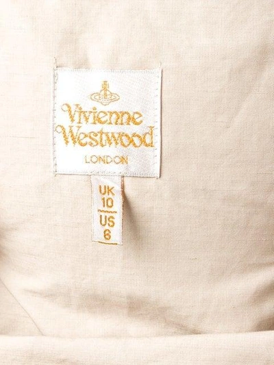 Pre-owned Vivienne Westwood High Waist Hexagonal Skirt In Neutrals