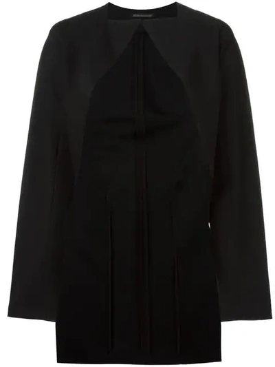 Pre-owned Yohji Yamamoto Vintage Cape Jacket In Black