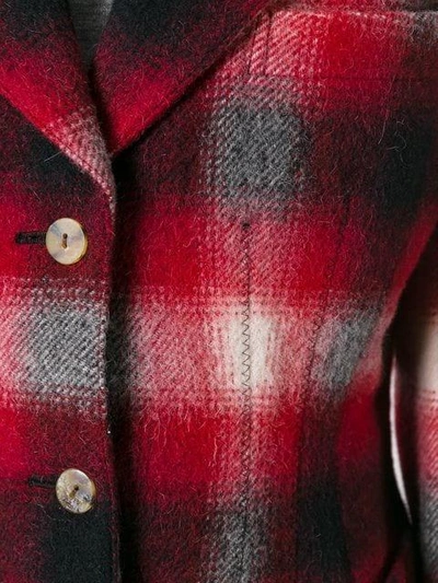 Pre-owned Jean Paul Gaultier Vintage Checked Skirt Suit In Red