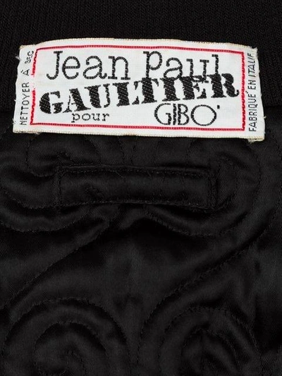 Pre-owned Jean Paul Gaultier Vintage Cropped Bomber Jacket In Metallic