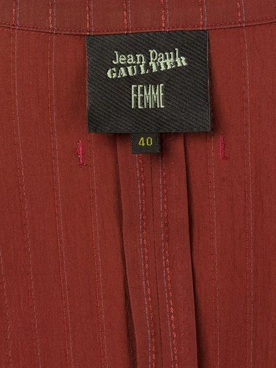 Pre-owned Jean Paul Gaultier Vintage Anzug Mit Nadelstreifen In Pink