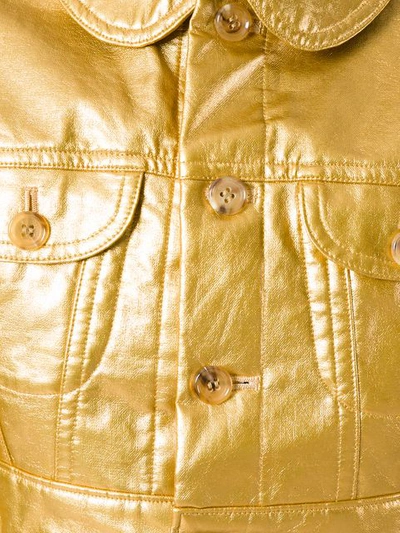 Pre-owned Comme Des Garçons 2007 Cropped Jacket In Metallic