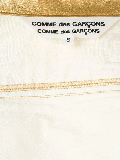 Pre-owned Comme Des Garçons 2007 Cropped Jacket In Metallic