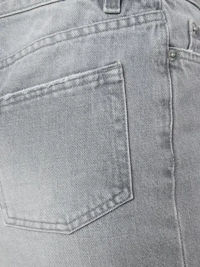 Pre-owned Helmut Lang Short Denim Skirt In Grey