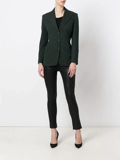 Pre-owned Jean Paul Gaultier Vintage Fitted Blazer In Green