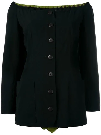 Pre-owned Jean Paul Gaultier Vintage Foulard Jacket In Black