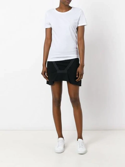Pre-owned Helmut Lang Strap-detail Miniskirt In Black