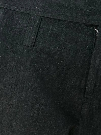 Pre-owned Y's By Yohji Yamamoto Vintage High Waist Cropped Trousers In Grey