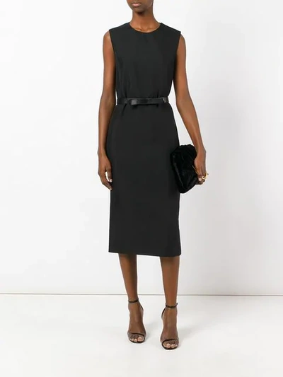 Pre-owned Prada Classic Shift Dress In Black