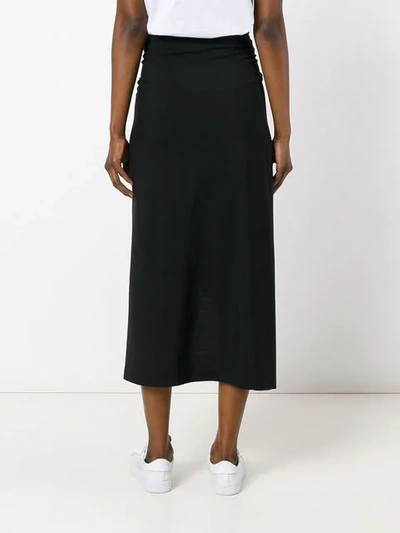 Pre-owned Comme Des Garçons Asymmetrischer Rock In Black