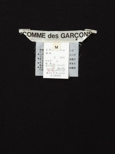 Pre-owned Comme Des Garçons Asymmetrischer Rock In Black