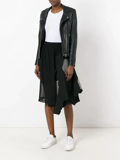 Pre-owned Comme Des Garçons Rock Mit Hahnentrittmuster In Black