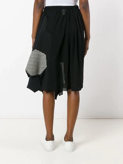 Pre-owned Comme Des Garçons Rock Mit Hahnentrittmuster In Black