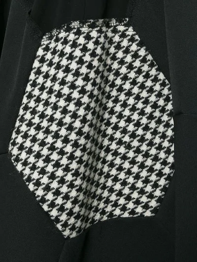 Pre-owned Comme Des Garçons Rock Mit Hahnentrittmuster In Black