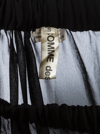 Pre-owned Comme Des Garçons Rock Mit Hahnentrittmuster In Black