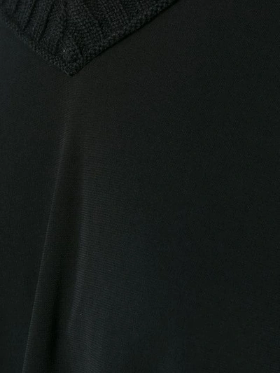 Pre-owned Jean Paul Gaultier Vintage Poncho Sweater In Black