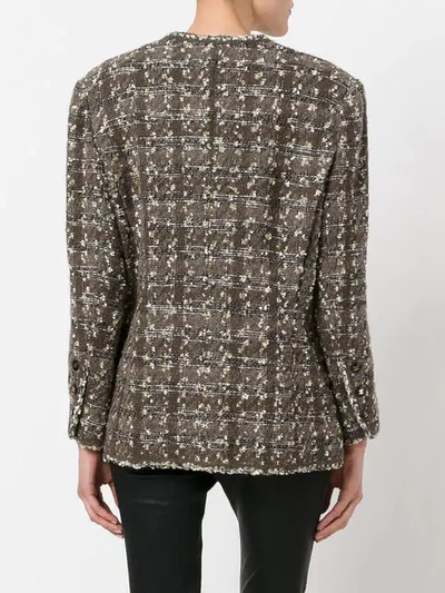 Pre-owned Chanel Vintage Tweed Jacket - Brown