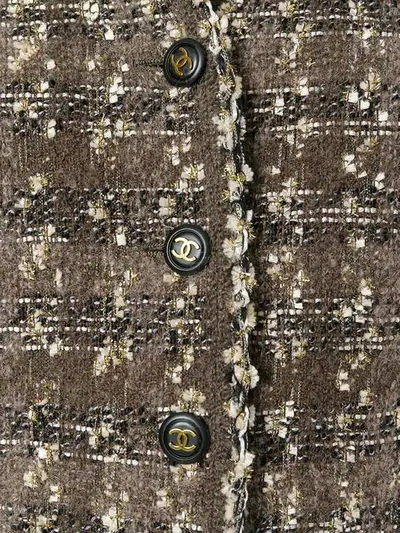 Pre-owned Chanel Vintage Tweed Jacket - Brown