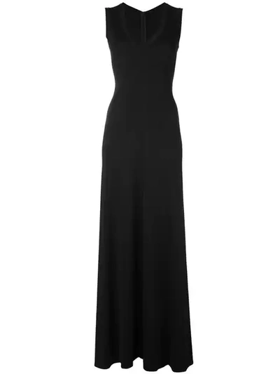 Pre-owned Alaïa 1990's Long Dress In Black