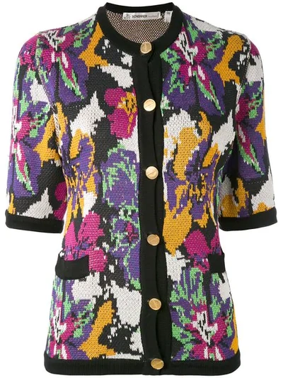 Shop Jean Louis Scherrer Vintage Multi-print Jacket - Multicolour