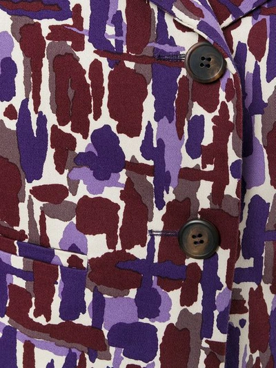 Pre-owned Dior  Cropped Printed Jacket In Purple