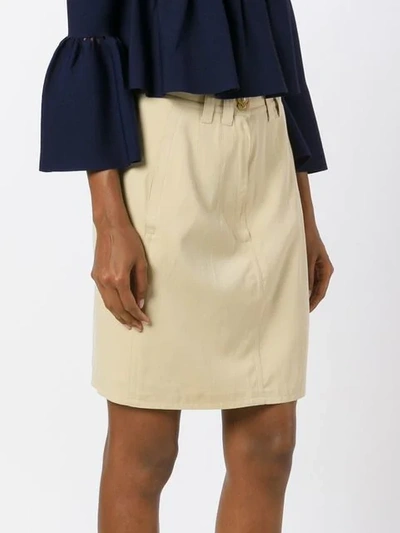 Pre-owned Jil Sander Vintage Vintage Skirt In Neutrals