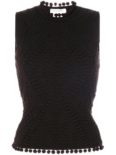 Pre-owned Dior 2000s  Knitted Vest Top In Brown