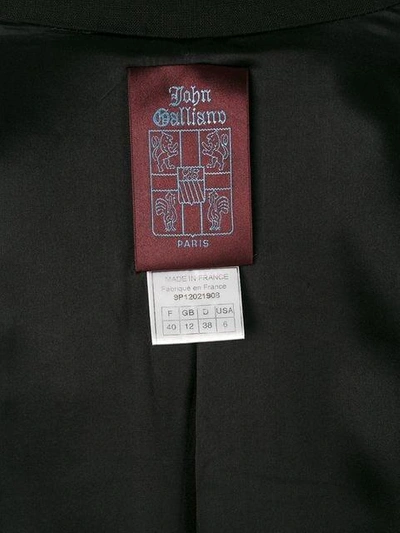 Pre-owned John Galliano Jacket And Trouser Suit In Black