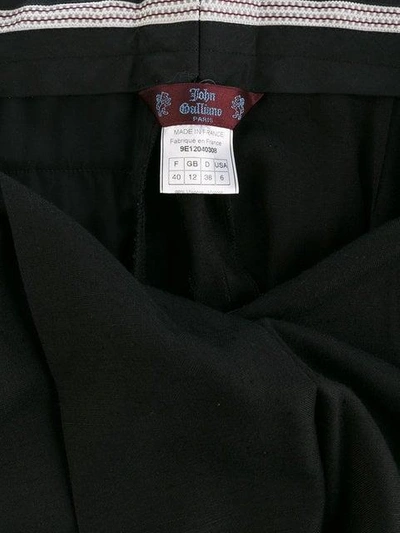 Pre-owned John Galliano Vintage 古着西装夹克长裤套装 - 黑色 In Black