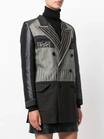 Pre-owned Jean Paul Gaultier Vintage Double-breasted Tailored Jacket In Grey