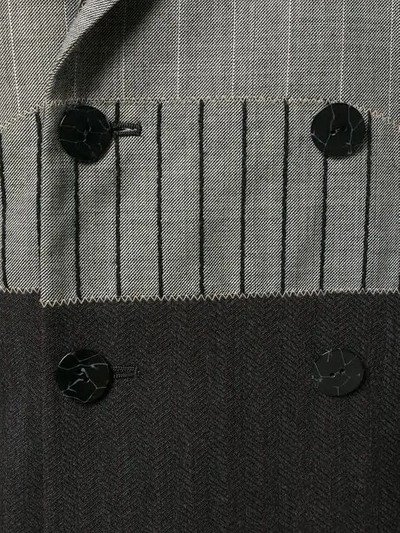 Pre-owned Jean Paul Gaultier Vintage Double-breasted Tailored Jacket In Grey