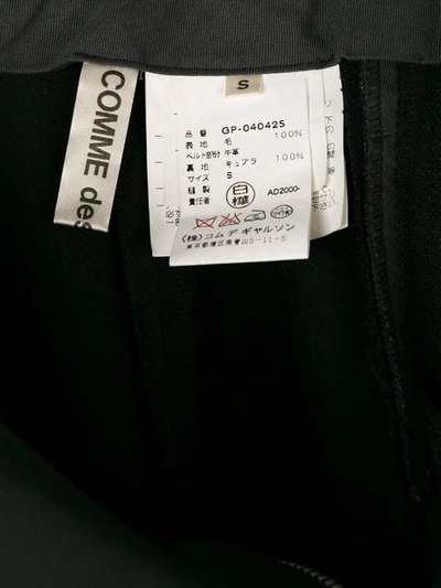 Pre-owned Comme Des Garçons Cross Stud Overlapping Shorts In Black