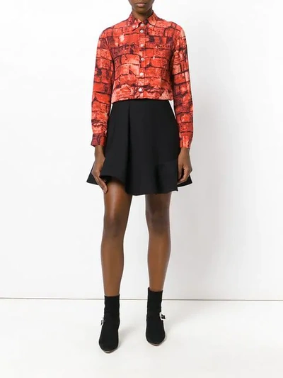 Pre-owned Jean Paul Gaultier Vintage Brick Print Shirt In Multicolour