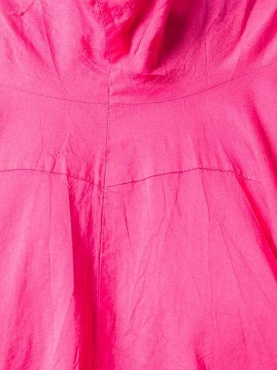 Pre-owned Comme Des Garçons Raw Edge Gathered Top In Pink