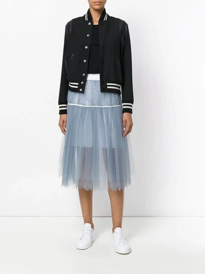 Pre-owned Comme Des Garçons Midi Tutu Skirt In Blue