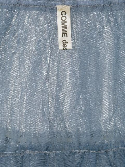 Pre-owned Comme Des Garçons Midi Tutu Skirt In Blue
