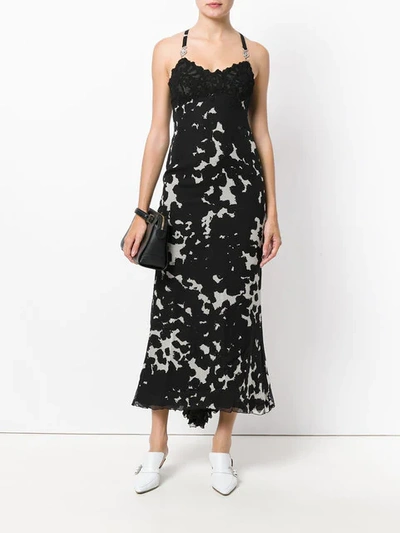 Shop Versace Gianni  Strappy Dress - Black